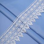 Кружево гипюр (плетёное) 90 мм / 13.7 метров, белый, 3AR1304