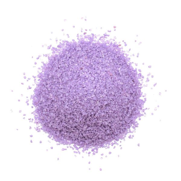 Песок для декоративных работ (500гр), мелкий (0,5-1 мм) (п24 (122) сиреневый)