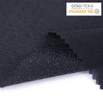 Дублерин эластичный точечный 45 г/м², 150 см / рул. 50 метров, черный, G-93eht Gamma