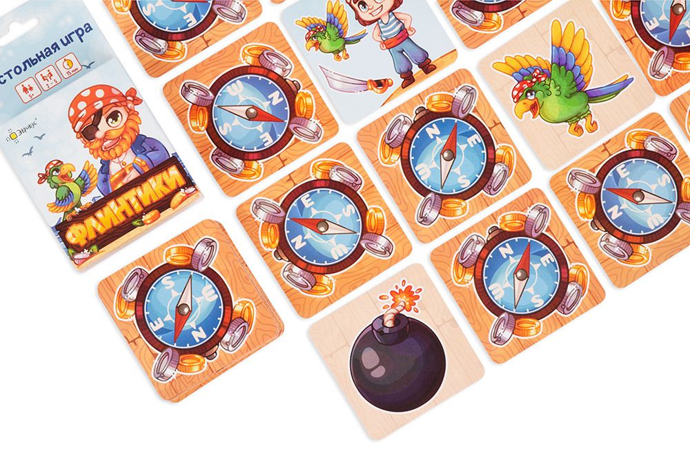 Игра настольная Флинтики, Эврикус BG-12028