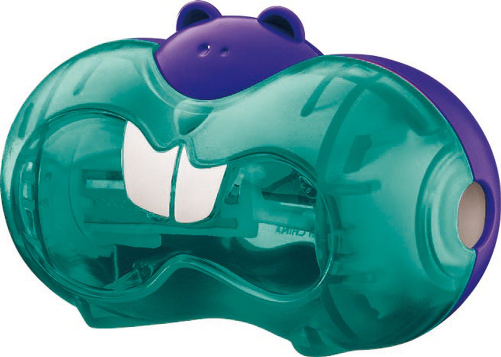 Точилка пластиковая CROC CROC TWIST, 2 отверстия 12 шт, 018411, Maped