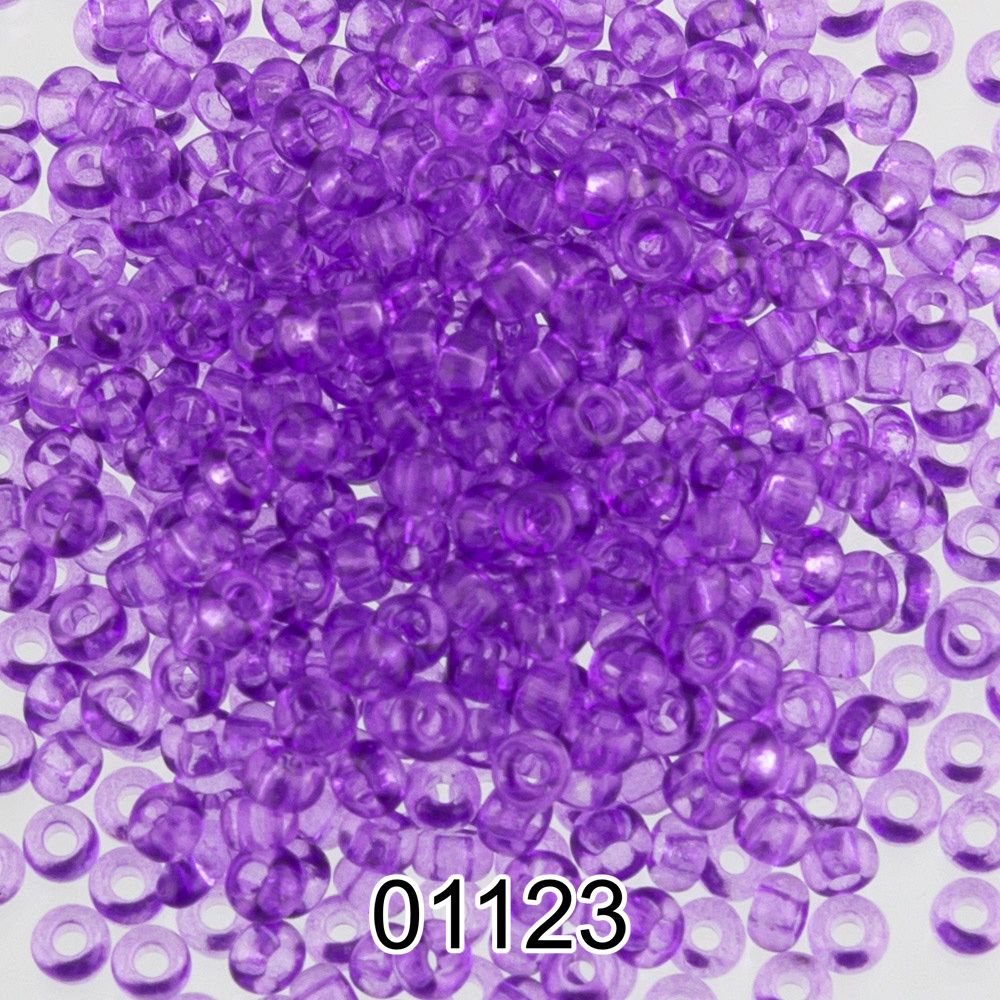 Бисер Preciosa круглый 10/0, 2.3 мм, 500 г, 01123 (Ф329) т.фиолетовый