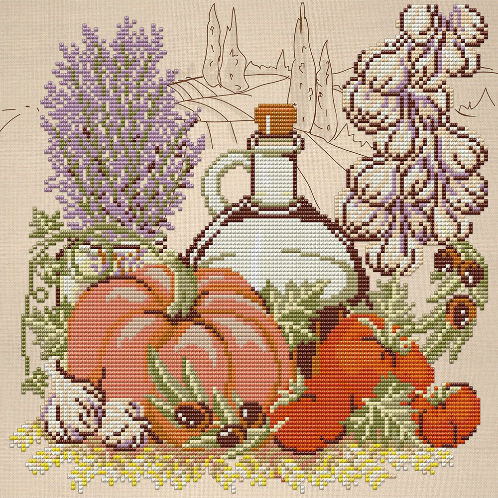 Алмазная (кристальная) мозаика Фрея, Благодатное лето, 30х30 см