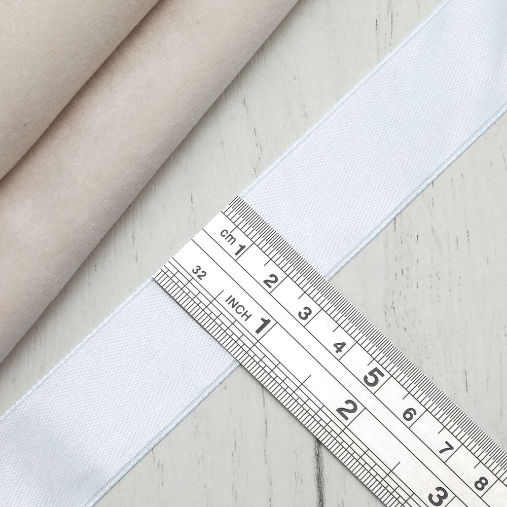 Лента атласная 1-сторонняя 25.0 мм / 22.86±1 метров, 134 св.голубой, Globus