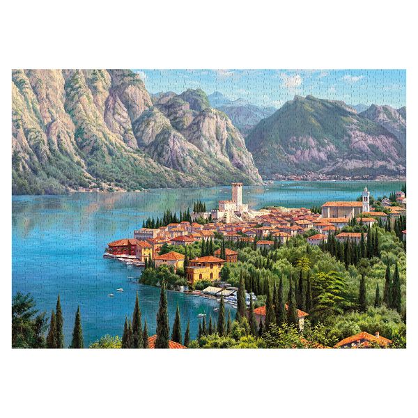 Пазл. Премиальная коллекция 2000 элементов, TOP-PZL-2000/02 Городок у моря, Фрея