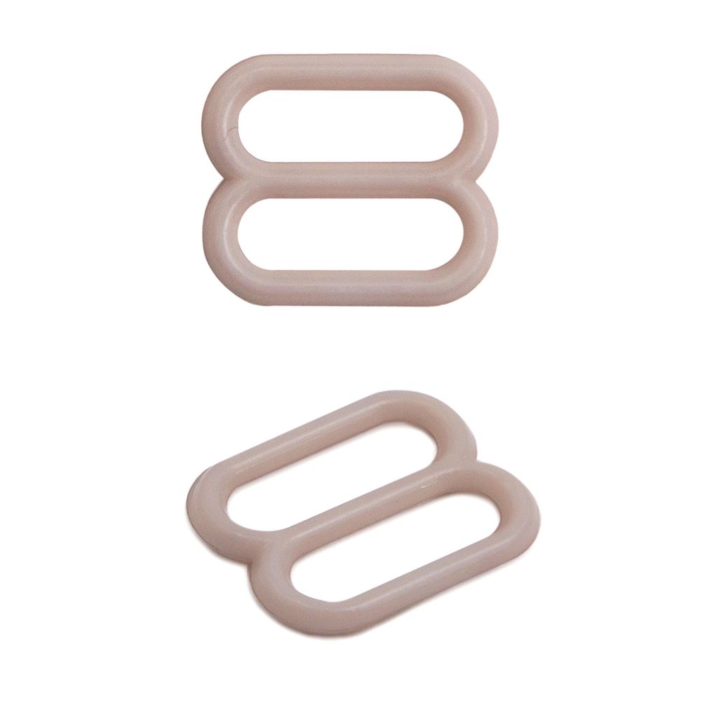 Рамки-регуляторы для бюстгальтера пластик 10.0 мм, 100 шт, C154 св.серый