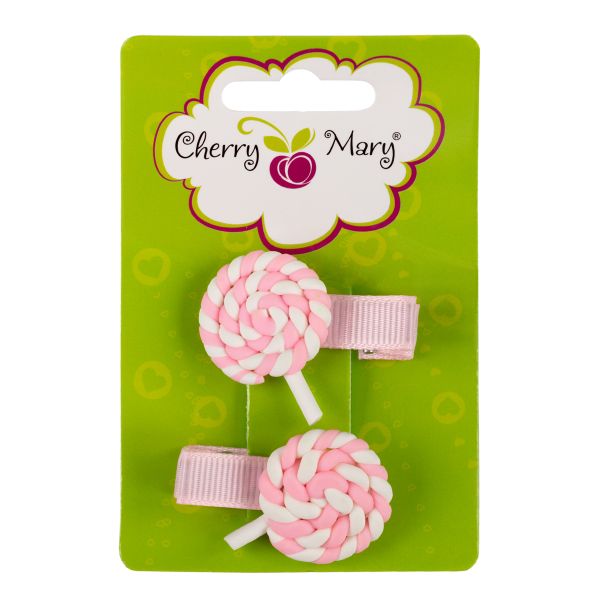 Набор заколок для волос 10 шт (5х2 шт), №02 розовый, Cherry Mary Z6202
