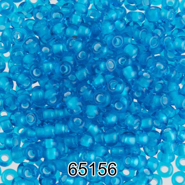 Бисер Preciosa 10/0 (2.3 мм), 500 г, 65156 (Ф572) голубой