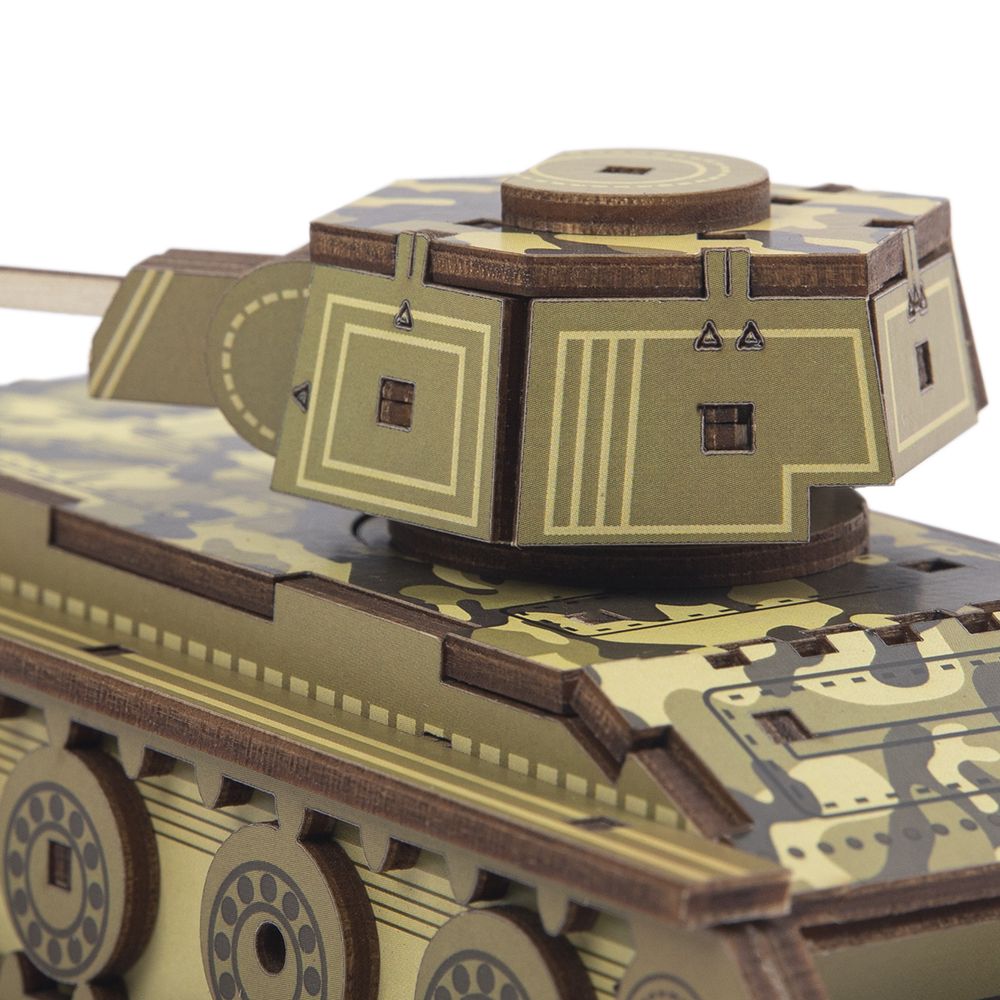 Пазл 3D, серия Военная техника 38 элемент, Танк, Rezark ST0392