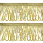 Бахрома отделочная 90.0 мм / 25 метров, 196 бежевый