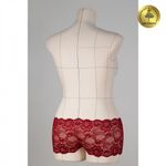 Кружево бельевое эластичное 180 мм / 3 метра, TBY.L838, цв.101 темно-красный