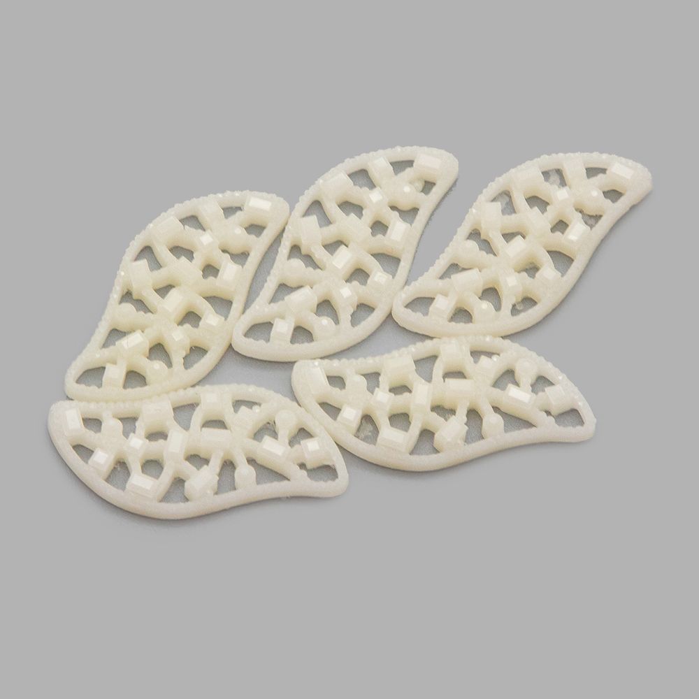 Украшение 14х30 (белый), CON2522, 5 шт