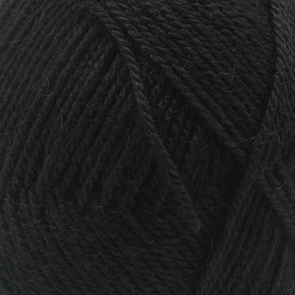 Пряжа Троицкая Подмосковная / уп.10 мот. по 100 г, 250 м, 02 черный