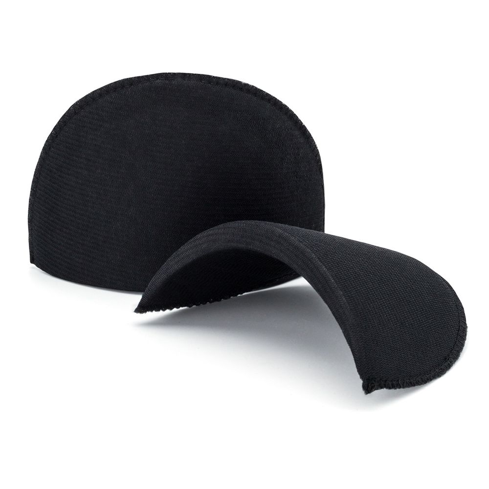 Плечевые накладки (подплечники) втачные 90х160х10 мм, из твердого поролона, обшитые, чёрный, ВТТМ-10, 10 пар