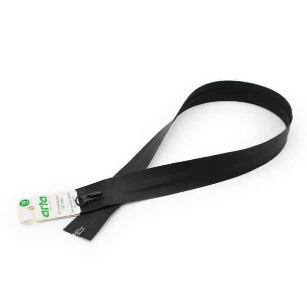 Молния спираль (витая) Arta Т5 (5 мм) 1 зам., разъем., 70 см, водонепрониц., цв. 580-черный, 1 шт