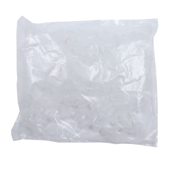 Наконечник для шнура пластик колокол ⌀6/9 мм, 14х11 мм, ПП, прозрачный, 100 шт