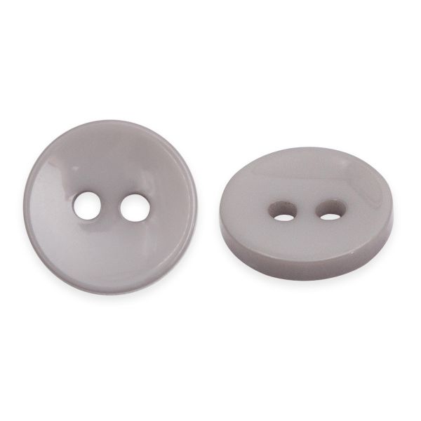 Пуговицы 2 прокола 18L, 11 мм, (Gray (серый)), NE74, 144 шт