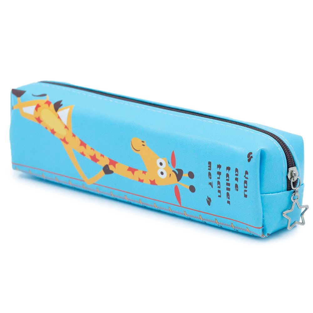 Пенал мягкий тубус Забавные животные, 2 голубой, DV-13187