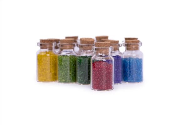 Набор бисера для рукоделия №1 ассорти прозрачный, Zlatka SGB