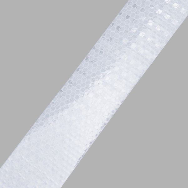 Лента светоотражающая самоклеящаяся 50.0 мм / 3 метра, белый металлик, 6830-0034