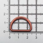 Полукольцо литое металл внутр. 20 мм (внешн. 25х17 мм), плоское, 20 шт, медь ГР, 53013