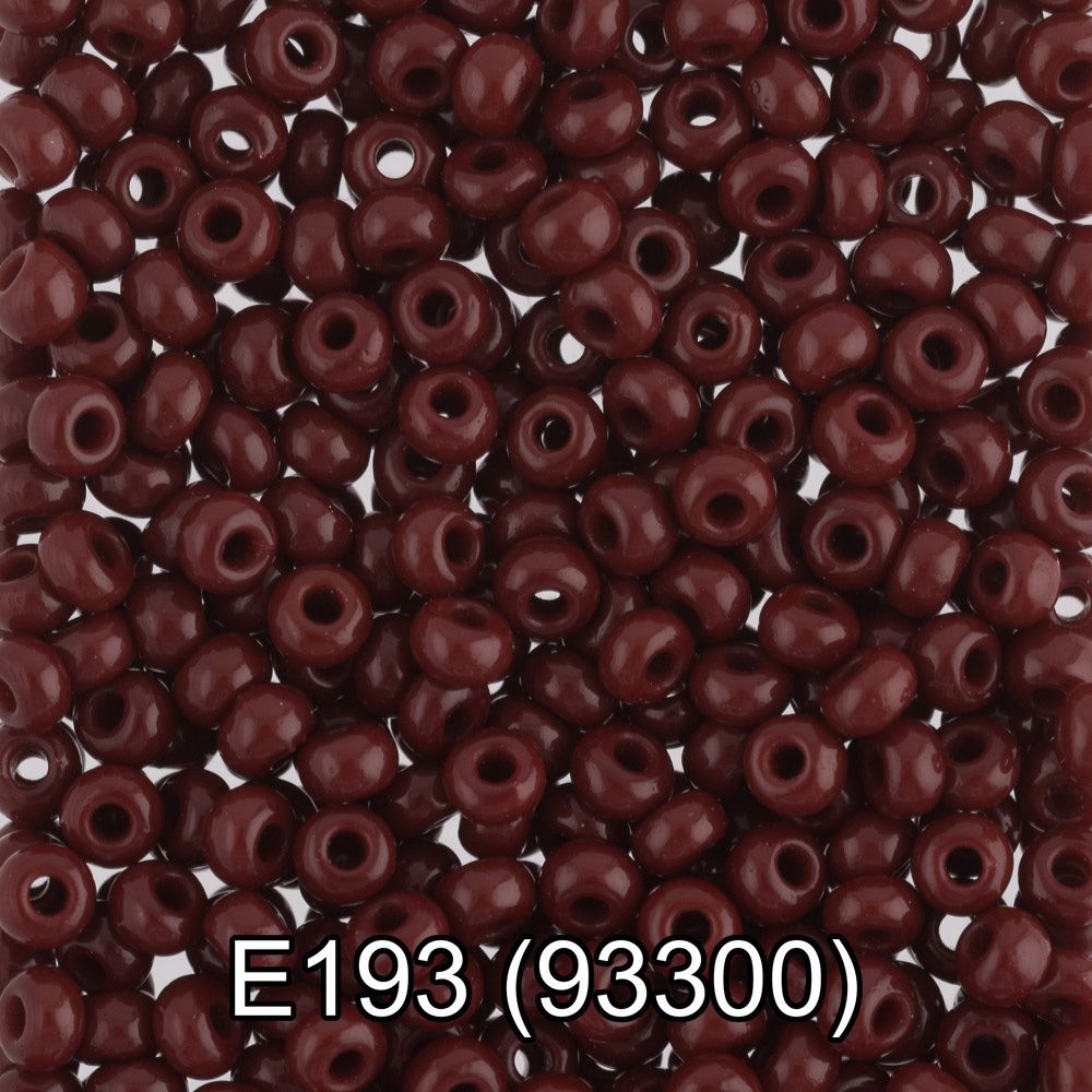 Бисер Gamma 10/0 (2.3 мм), 50 г, E193 бордовый, 93300, круглый 5
