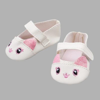 Туфельки для кукол Кошечки 7.5х4.5х3 см, 1 пара, молочный, DSS8263