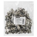 Кнопка Альфа (S-образная) ⌀15 мм, 72±5 шт, soft-touch металл, коричневый хаки soft-touch, Micron