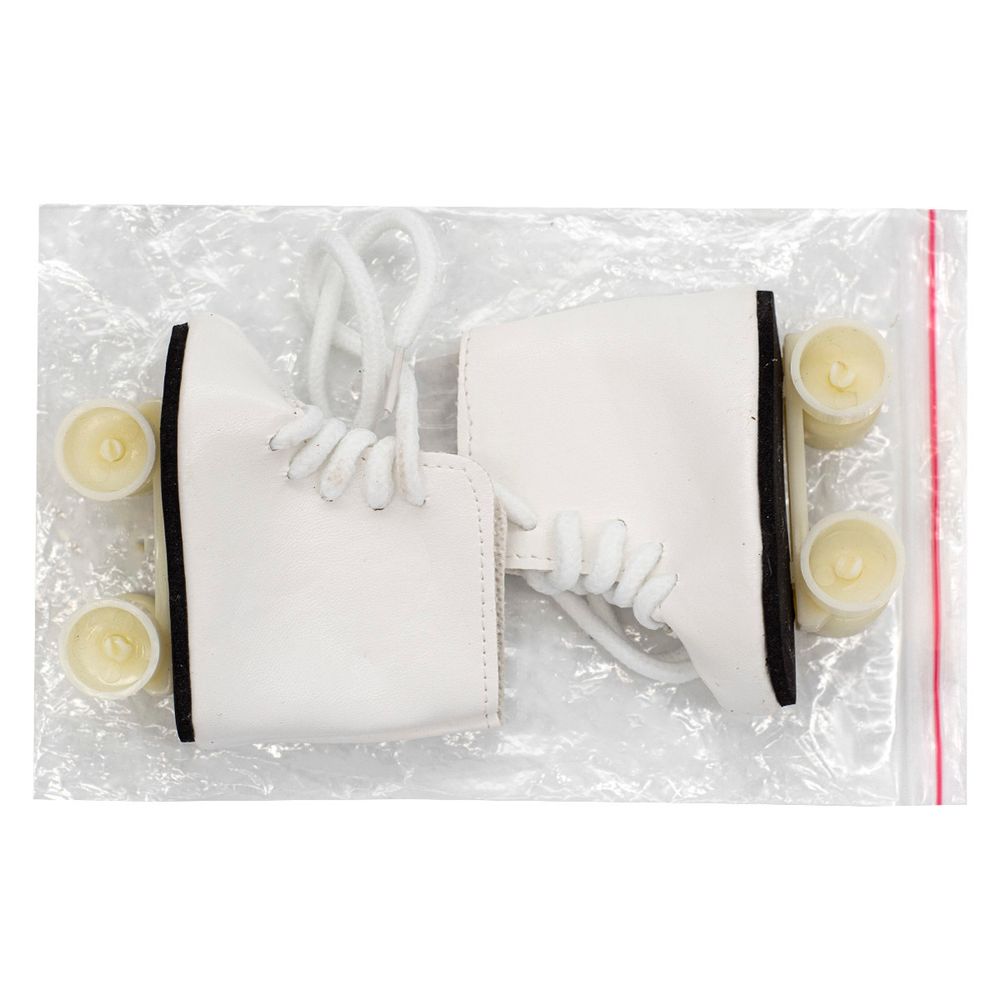 Ботиночки 8х3,5х8см, пара, белый