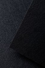 Фетр листовой жесткий 1.2 мм, 33х53 см, 902 черный, Gamma FKS12-33/53