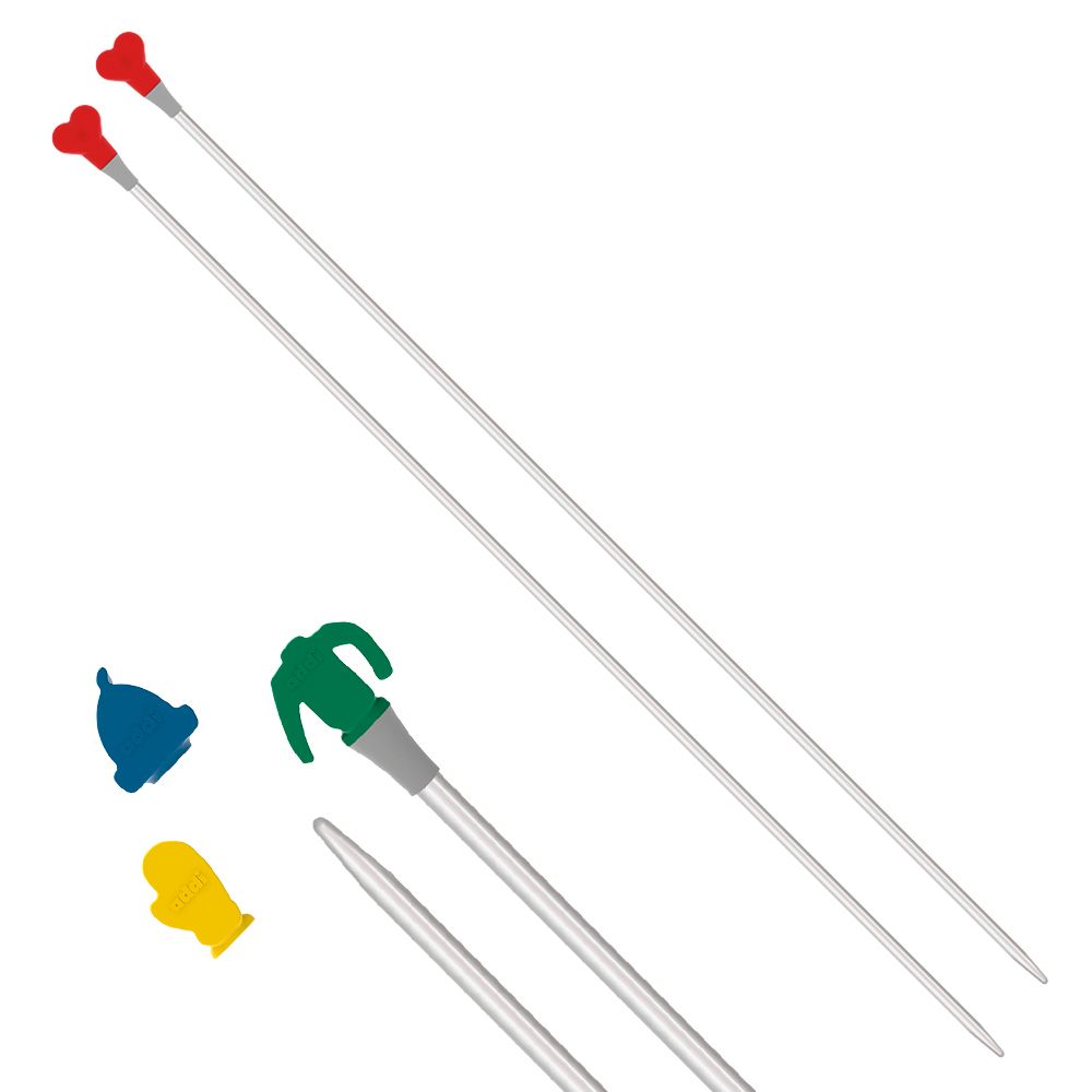 Спицы прямые Addi сменный наконечник Addi Top ⌀3.5 мм, 20 см, 2 шт /TOS/ Спицы прямые Addi сменный наконечник Addi Top ⌀3.5 мм, 20 см, 2 шт /TOS/