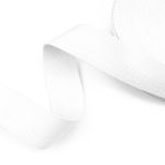 Стропа (ременная лента) 35 мм / 25 метров, толщ. 1.13 мм, [14.4 г/пог.м], 100% п/а, рис. 9358, белый, Gamma С3765Г17
