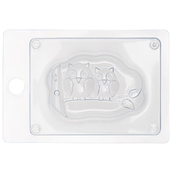 Пластиковая форма для мыла №01 14.8х10 см, пластик, Совята, Bubble Time