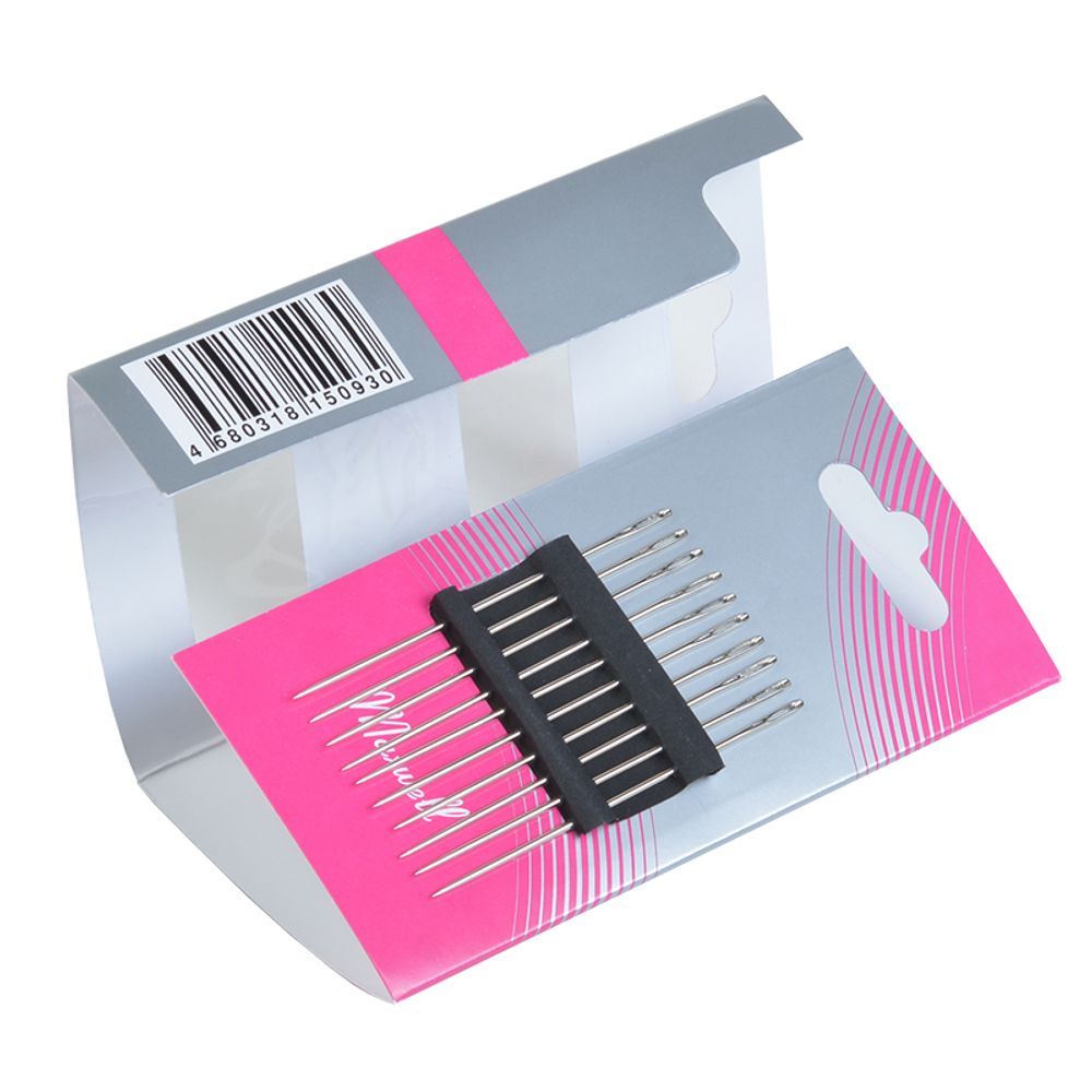 Иглы ручные для ремонта и штопки №2, уп.10 игл