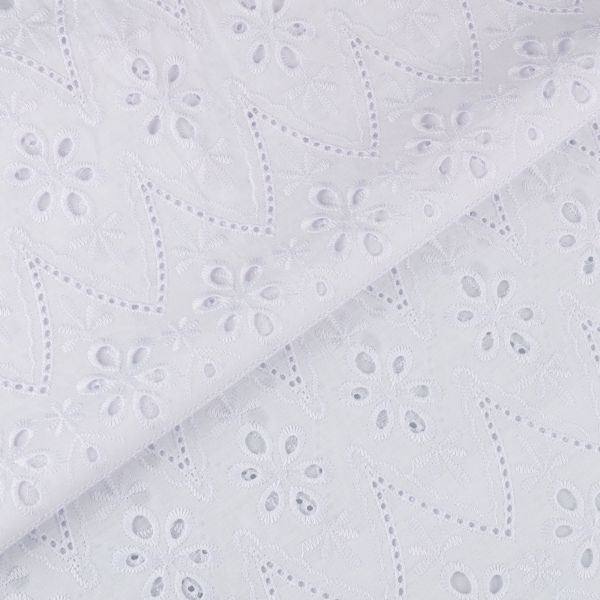 Ткань шитьё (прошва) 285 г/м², 140 см / 10 метров, белый, Gamma YFAS-2309