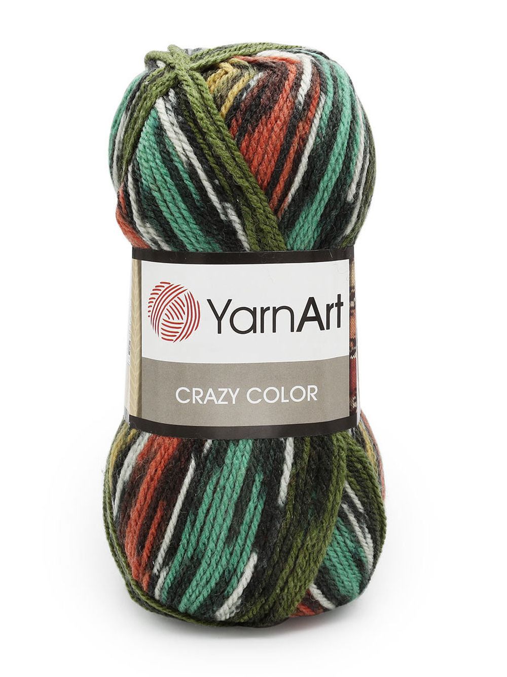 Пряжа YarnArt (ЯрнАрт) Crazy color / уп.5 мот. по 100 г, 260м, 163 секционный