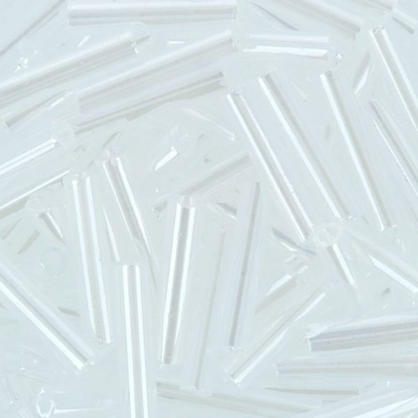 Бисер Toho Bugle 3 (9 мм), 25 г (5х5 г), 0141 белый/перл