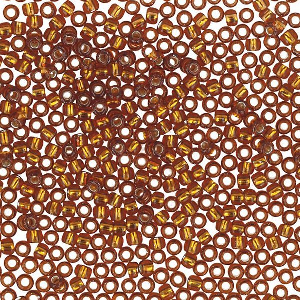 Бисер Toho 10/0 круглый (2.4 мм), 25 г (5х5 г), 0034 медный