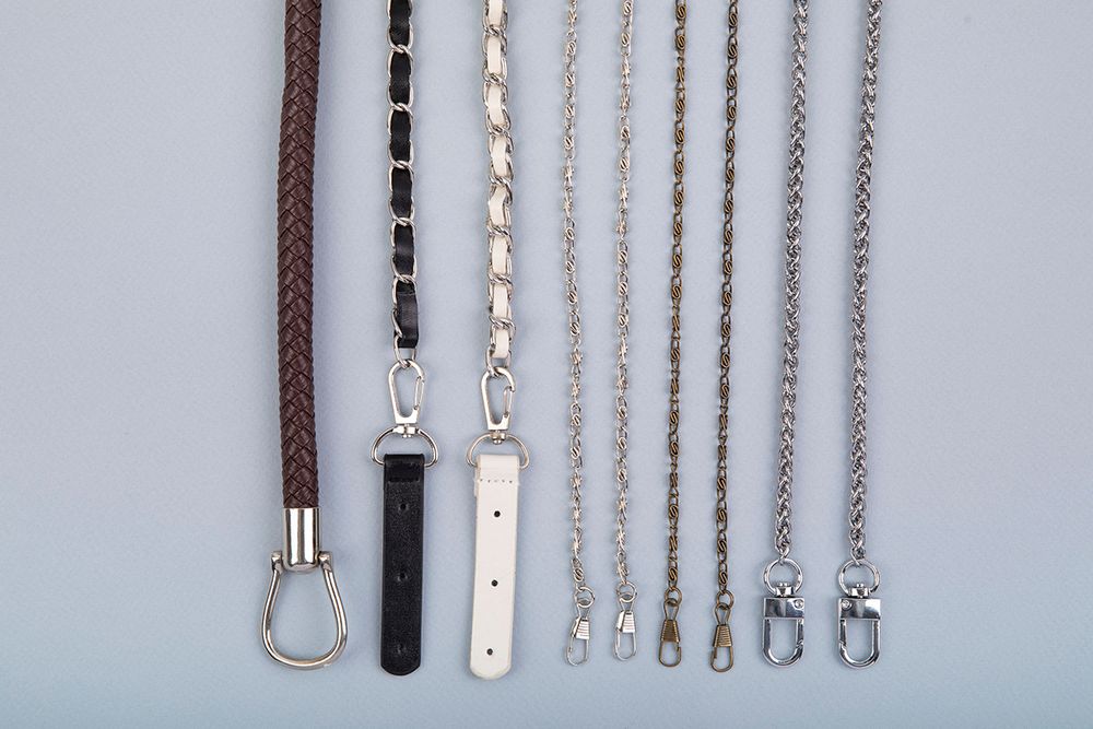 Ручка для сумок 40 см, 1 шт, Zlatka,/Gamma HA-23 03 черный