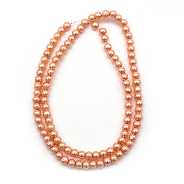 Бусины стекло ⌀4 мм, нить длина 40 см, Астра (SA-29), 5 шт