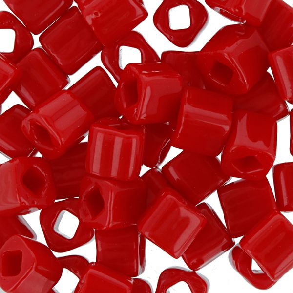 Бисер Toho Cube 4 мм, 500 г, 0045 вишневый