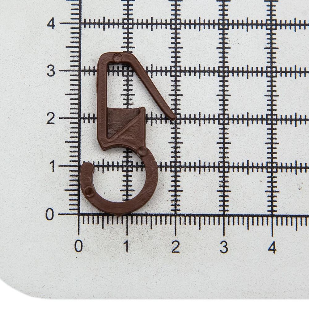 Крючки шторные для карниза 34 мм, кор, 100 шт