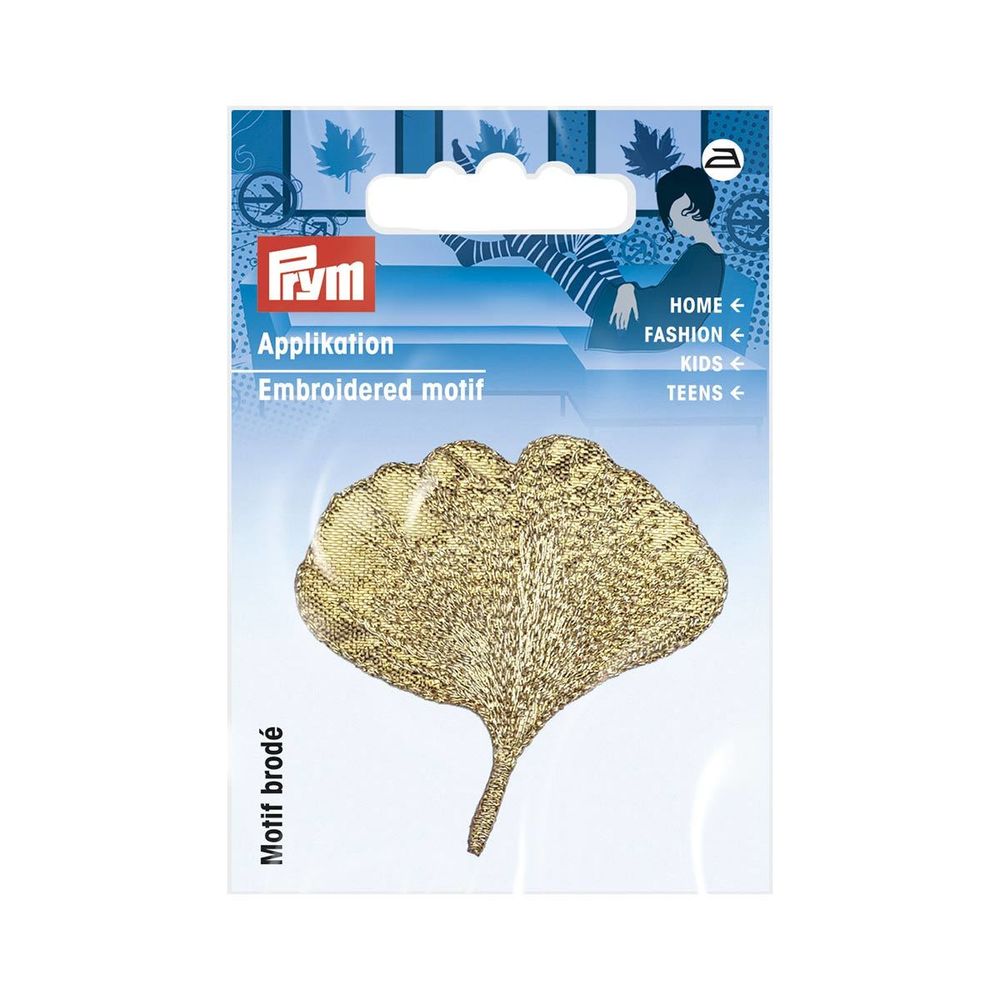 Термоаппликация Гинкго лист золот, Prym