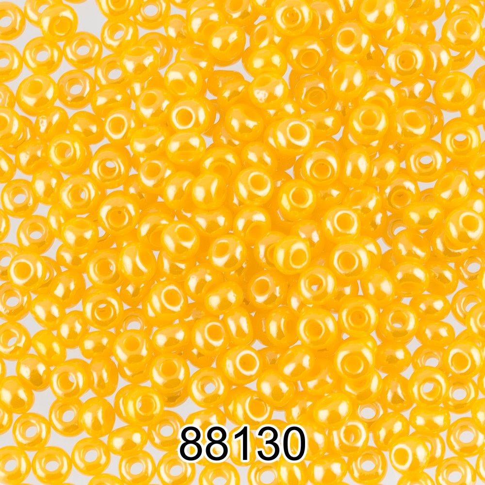 Бисер Preciosa 10/0 (2.3 мм), 500 г, 88130 (Ф150) желтый