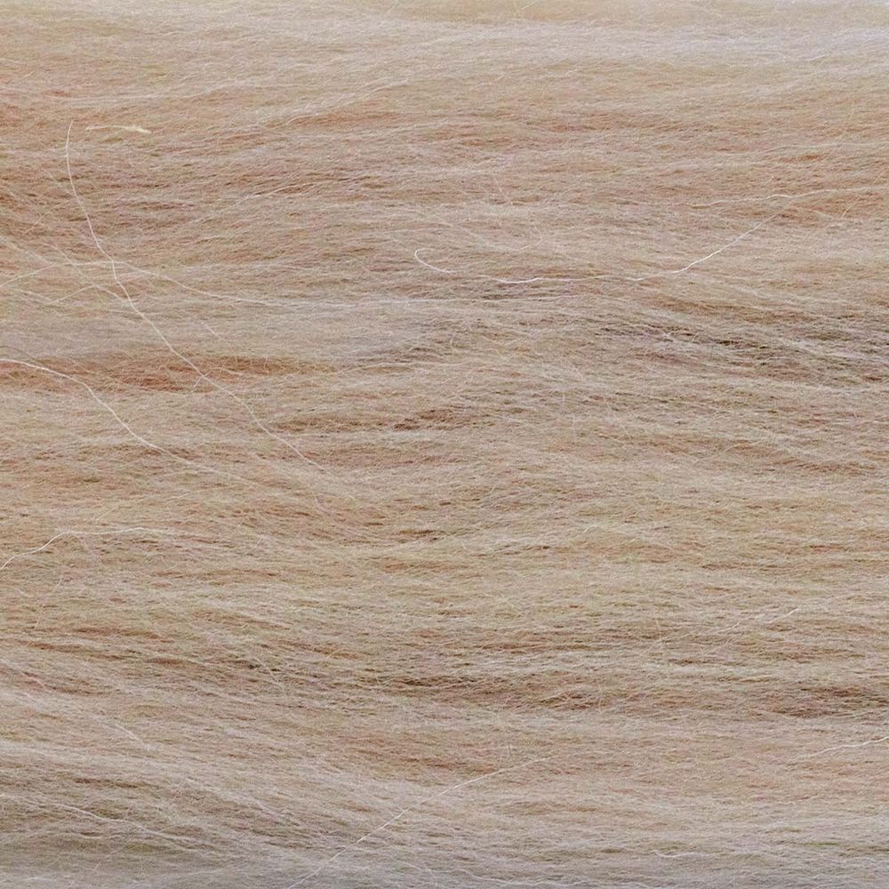 Шерсть для валяния полутонкая 100%, 100 г, цв.124 песочный