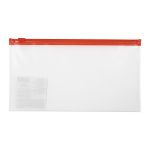 Папка-конверт на ZIP-молнии travel 120 мкм песок, 10 шт, красный замок EC21121004T, Expert Complete EC21121004T