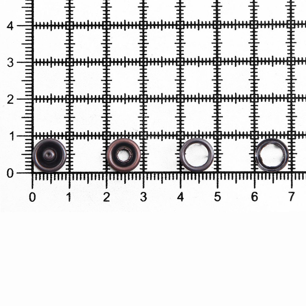 Кнопка рубашечная (джерси) открытая ⌀9.5 мм, ≈144 шт, МЕТАЛЛ, антик, NEW STAR