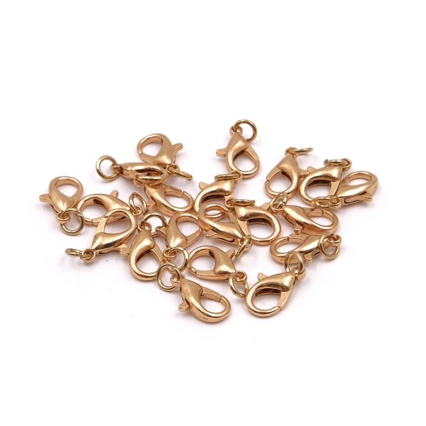 Замок для бус 21х10 мм (in 5 мм), золото цв.02, ГМХ14167, 20 шт