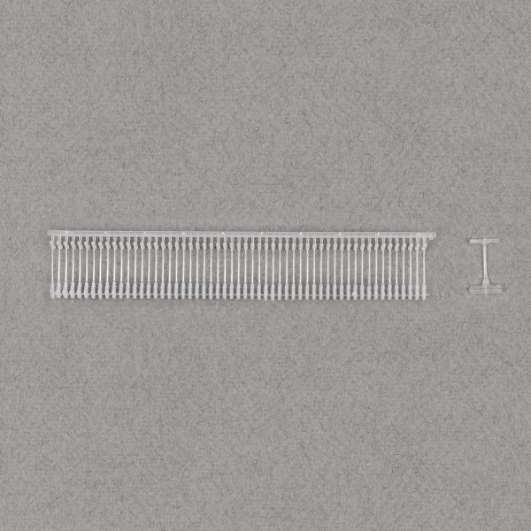 Держатели этикеток к этикет пистолету 10 мм, 5000 шт, прозрачный, Micron TPS-01