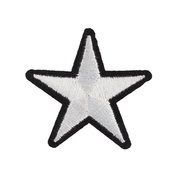 Термоаппликация №16/5, 5 шт, №3288 остроконечная звезда 4х4 см, Gamma